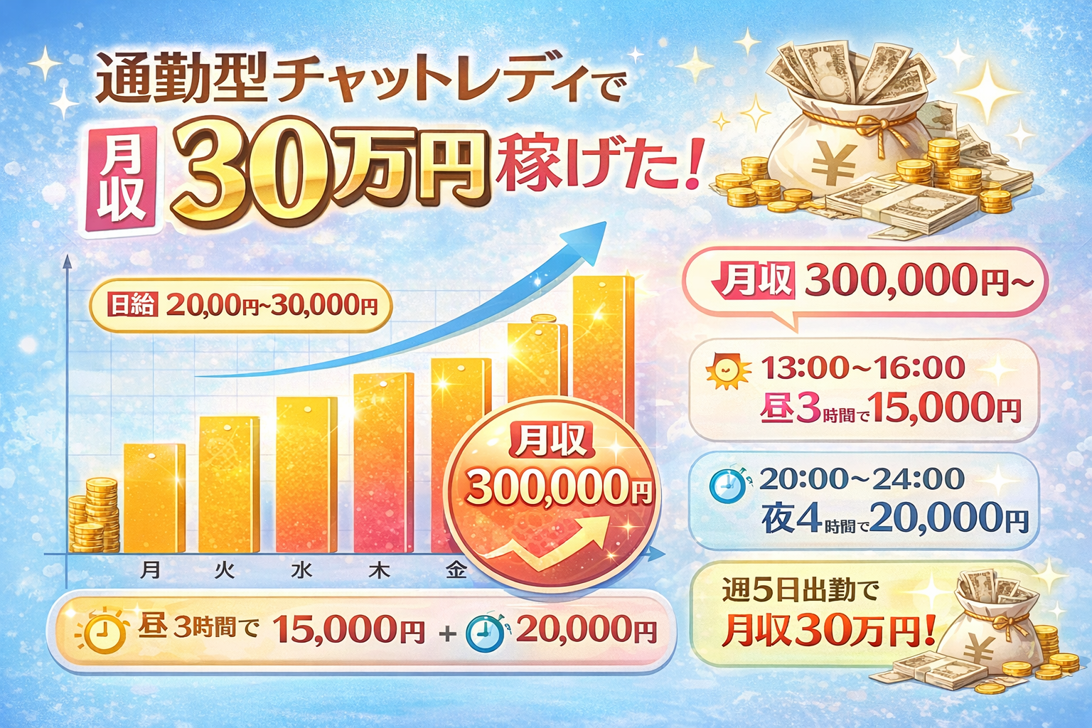 通勤型チャットレディ